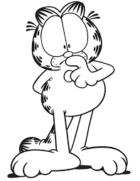 Printable coloring sheets for free you can come back to print and color again and again. Garfield Coloring Book Coloring Home