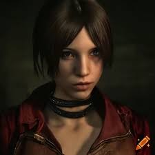 Heather mason from silent hill with black hair and choker