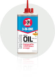 These oils contain friction modifier additives that could. Electric Motor Oil Sae 20 Oil 3 In One