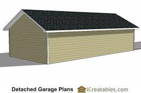 14x40 cape cod style shed with a porch. 20x40 Garage Plans 20x40 Detached Garage Plans