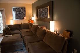 Building A Sofa Table Using Ikea Ekby Wall Mounted Shelves Table Behind Couch Sofa Table Decor Wall Behind Couch