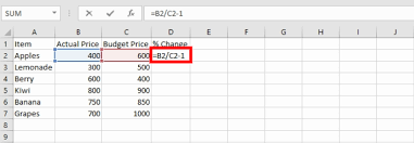 In short, to calculate a percent change in excel another benefit of using excel to calculate percents and percent differences is that by leaving the formulas in place you can update the results simply by changing the. How To Calculate Percent Change In Excel Find Increase And Decrease Percentage