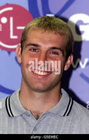 Leicester City's new signing from Ipswich Town James Scowcroft (L) and  manager Peter Taylor pose for the media during a press conference at  Leicester City's Beaver Drive training ground Stock Photo -
