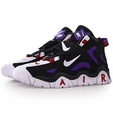 Nike Air Barrage Mid Qs Black White Hyper Grape University Red Bei Kickz Com