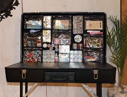 The Craft N Go Pro Is A Portable Craft Table That Is The Perfect Portable Workstation For The Avid On T Scrapbooking Table Craft Table Craft Storage Containers