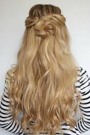 Luxy Hair Romantic Hairstyle Half Up Flower Bun Mohawkupdos Braided Bun Hairstyles Romantic Hairstyles Flower Bun