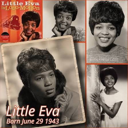 Remembering Eva Narcissus Boyd (June 29, 1943 – April 10, 2003), known by her stage name Little Eva, was an American singer, well known for her 1962 hit “The Loco-Motion”. “The Loco-Motion” (
