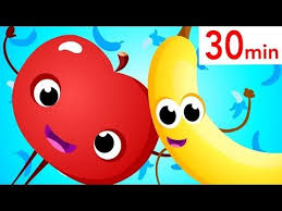 I Like To Eat Apples Bananas Baby Shark And Do You See My Tail Kids Songs By Little Angel Youtube