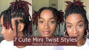 Styling natural hair can be really exciting if you know what you are doing. 7 Quick And Easy Styles You Can Do With Your Mini Twists