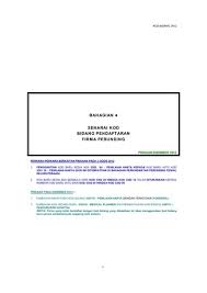 Senarai kod bidang pembekalan dan perkhidmatan. Planmalaysia Official Portal Circular Policy