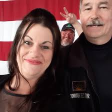 Gathering of the Eagles Angela Roman Senator Boquist and Adam Lardy for the  #timberunity #photobomb 🌲🌲🌲💪🏻🇺🇸👍🏻