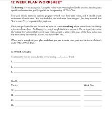 Click here for a free printable smart goals worksheet for students. 12 Week Year Templates 7 Free Pdfs To Plan Your Quarter