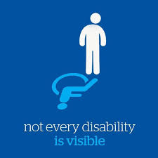 The Sometimes Hard To See Line Between Visible And Invisible Disabilities This Is What Disabled Invisible Disability Disability Quotes Disability