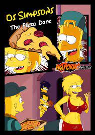Os Simpsons – The Pizza Dare - KingComiX.com