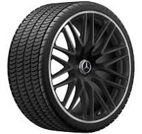 AMG forged wheel in multi-spoke design, 58.4 cm (23-inch), high-sheen rim  flange, GLS, 325/35 R23/, black matt, A16740186007X71
