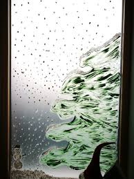 Winterliches Fensterbild Mit Fingerfarben Fingerfarben Fensterbilder Weihnachtszeit Basteln