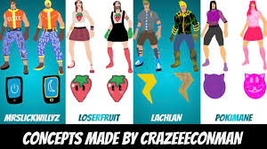 We did not find results for: Here Are Some Ideas I Had For Upcoming Icon Series Skins I Know That Loser Fruit Was Confirmed To Come To The Shop But The Rest Were All Unconfirmed Anyways Enjoy Fortnitebr
