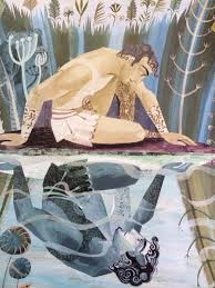 Narcissus By Art Seiden From Stories Of Gods And Heroes 1960 In 2020 Greek Mythology Art Mythology Art Greek Mythological Creatures