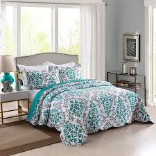 Grey blankets & throws : Marcielo 3 Piece Quilted Bedspread Printed Quilt Quilt Set Bedding Throw Blanket Coverlet Oversize Lightweight Bedspread Ensemble Turquoise Queen Size Katrina Blue Walmart Com Walmart Com