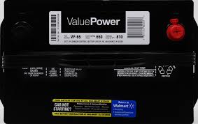 Valuepower Lead Acid Automotive Battery Group 65 Walmart Com