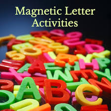 Befestigen sie damit nachrichten auf dem kühlschrank oder schreiben sie . 5 More Magnetic Letter Activities