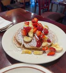 Sea, Air, Space Museum and check out that strawberry and banana pancake  from @galaxydinernyc 😋🥞
