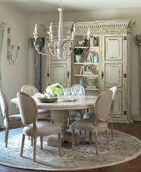 White dishes (a staple of french country) look fabulous on this table runner. Country Round Table And Chairs Off 55