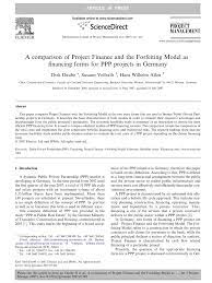 The organization added unlocking standards to its consumer code for wireless service in 2014, including: Pdf A Comparison Of Project Finance And The Forfeiting Model As Financing Forms For Ppp Projects In Germany
