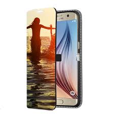 Mit dem neuen samsung galaxy s7 edge setzt der südkoreanische hersteller das an den displayseiten gebogene design fort und vergrößert den bildschirm gleichzeitig. Samsung Galaxy S6 Edge Hulle Selbst Gestalten Flip Case