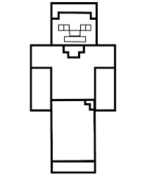 Keep your kids busy doing something fun and creative by printing out free coloring pages. High Quality Steve Coloring Page Minecraft Topcoloringpages Net