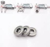 Heavy Duty Inner Race Shielded Hexagon Bore Bearing FR8ZZ Hex Bore Bearing  Flange for Robotics Arms