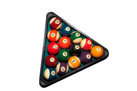 3) the side of triangle rack with two corners should be facing towards you. Rack Of Pool Balls Set Up For A Game Of Nine Ball Stock Image Image Of Rack Balls 106785513