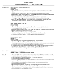 Business analyst positions may require more skills and experience than some other jobs do. Bi Business Analyst Resume Samples Velvet Jobs