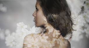 Are guys with long hair more attractive to women, do they have that something that just drive us crazy, or is it a major turn off? Wallpaper Face Leaves White Portrait Flowers Long Hair Nature Plants Winter Profile Black Hair Petals Fur Nose Back Eyelashes Skin Dreamy Pure Light Tree Shadows Flower Girl Mood Layers Dream Young