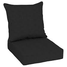 Add comfort and style to your patio furniture with outdoor cushions & pillows. Home Decorators Collection Oak Cliff 24 X 24 Sunbrella Canvas Black Deep Seating Outdoor Lounge Chair Cushion Ah1n821b D9d1 The Home Depot