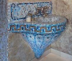 mosaic bathroom sinks mosaic bathroom