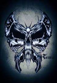I Love Skulls And I Love Butterflies So This Is A Perfect Combo For Me Skull Artwork Skull Skull Tattoo Design
