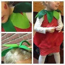 Gerade zu karneval ist so ein cape für die kleinen das einfachste und. Kostum Erdbeere Ballonkleid Nahanleitung Fur Alle Grossen