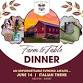 June 14 Farm-to-Table Dinner: A Taste of Tuscany