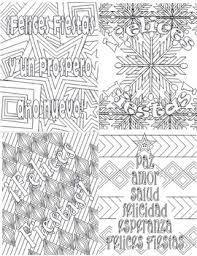 Check out our adult coloring pages selection for the very best in unique or custom, handmade pieces from our coloring books shops. Felices Fiestas Happy Holidays Spanish Adult Coloring Page Bundle