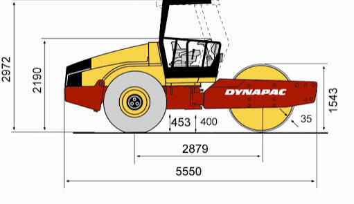 Dynapac CA302/402 Smooth Drum Roller