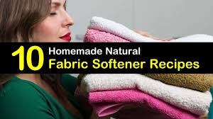 Most fabric softeners contain biodegradable fabric softening agents, which are harmful chemical ingredients. 10 Natural Recipes For A Diy Fabric Softener