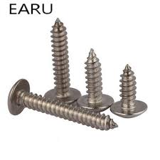 316 Stainless Steel Cross Phillips Flat Round Pan Head Self Tapping Wood Screws Bolt M5 10 12 16 20 25 30 35 40 45 50 60 H Wood Screws 316 Stainless Steel Bolt