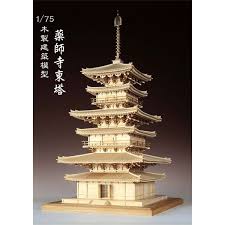 japanese temple wooden model kit architecture model ancient architecture architecture concept drawings