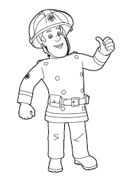 Kleurplaat brandweerman sam elvis kids n fun de 38 ausmalbilder von. Fireman Sam Drawing Pages