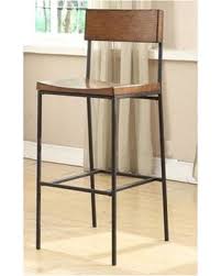 Wood and black iron bar stools. Wooden Bar Stools With Black Metal Legs Off 70