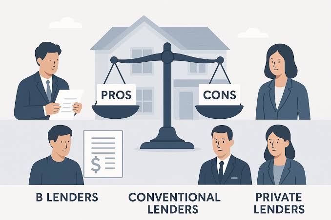 B Lenders vs. Conventional & Private Lenders
