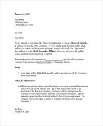 Free 8 Sample Employment Offer Letter Templates In Pdf Ms Word Letter Templates Letter Template Word Letter Of Employment