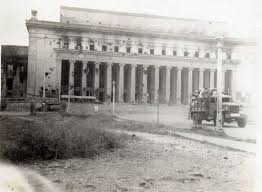 Post Office Building Manila 1945 New Manila Post Office Manila