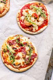 Pita Pizza With Shrimp And Salami The Tortilla Channel Recipe Pizza Recipes Easy Delicious Pizza Recipes Easy Pizza